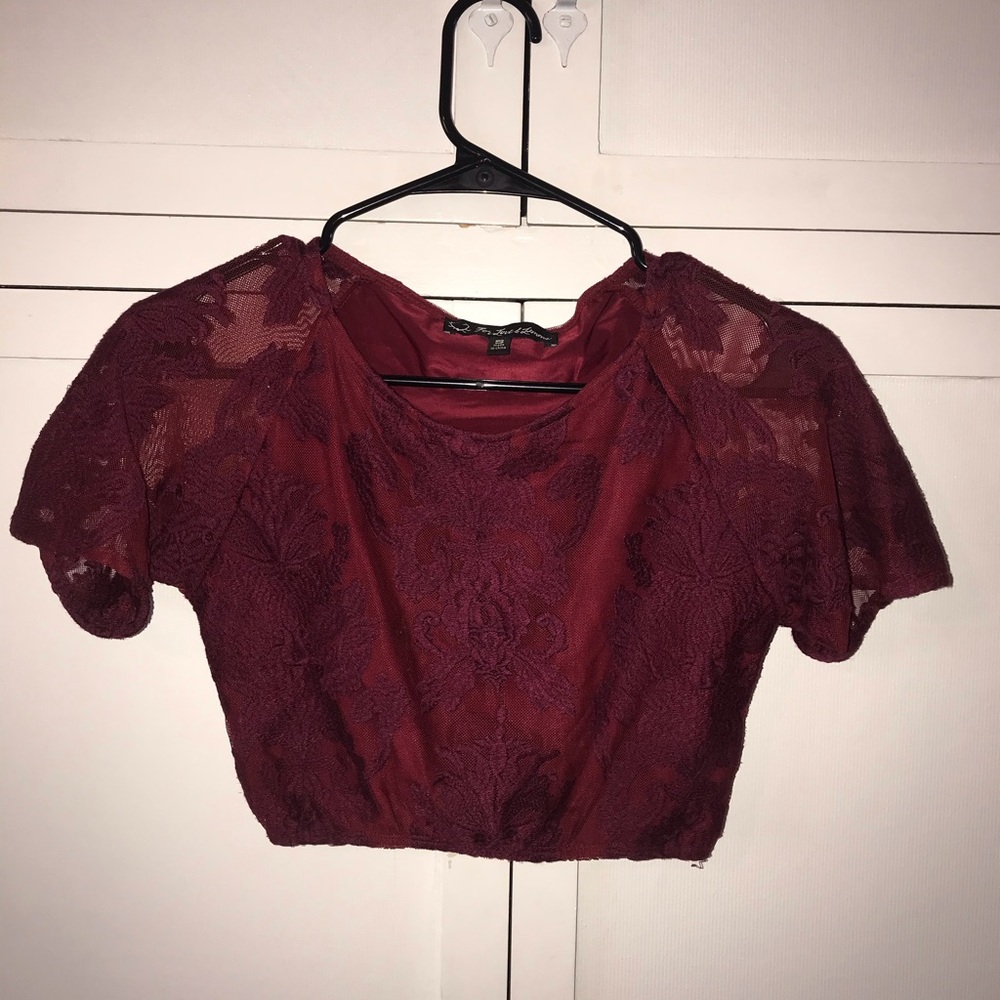 Two piece lace dress